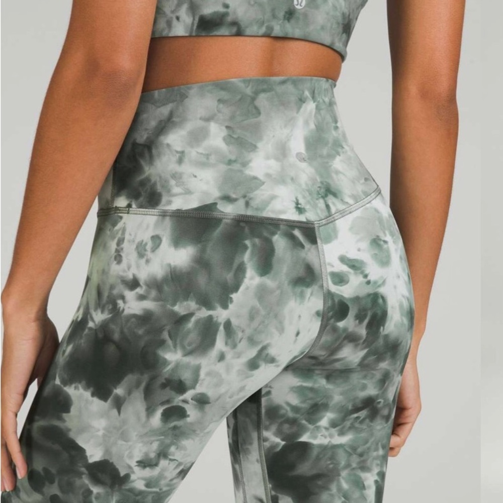 Lululemon Align Green Tie-Dye Leggings